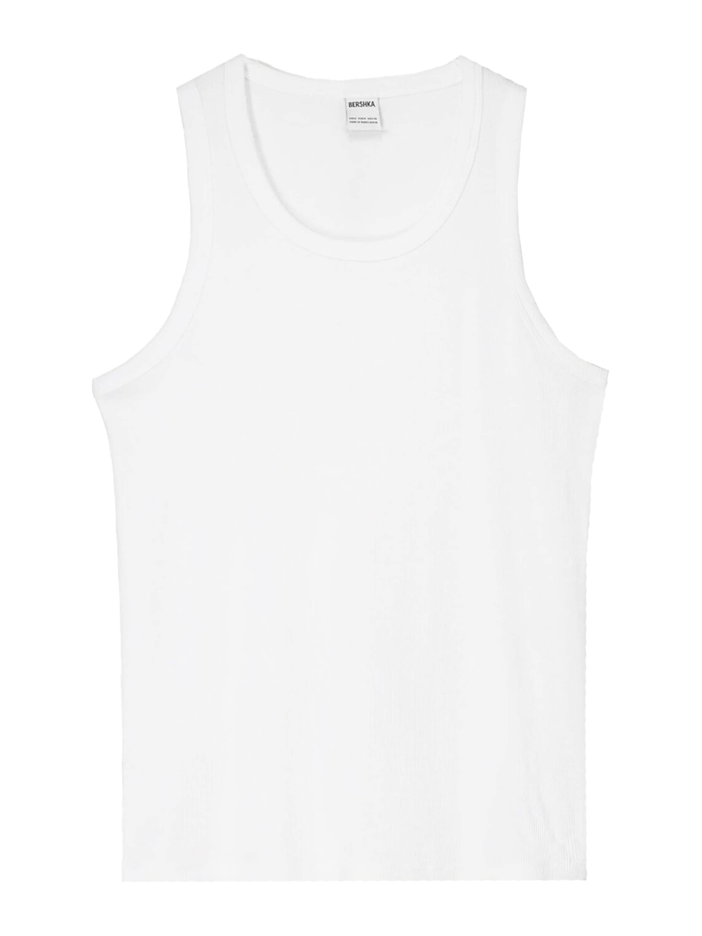 Maglietta di Bershka in bianco: frontale