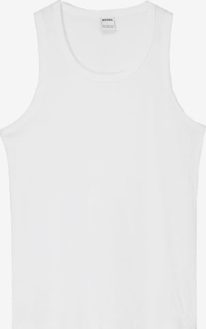 BershkaMajica - bijela boja: prednji dio