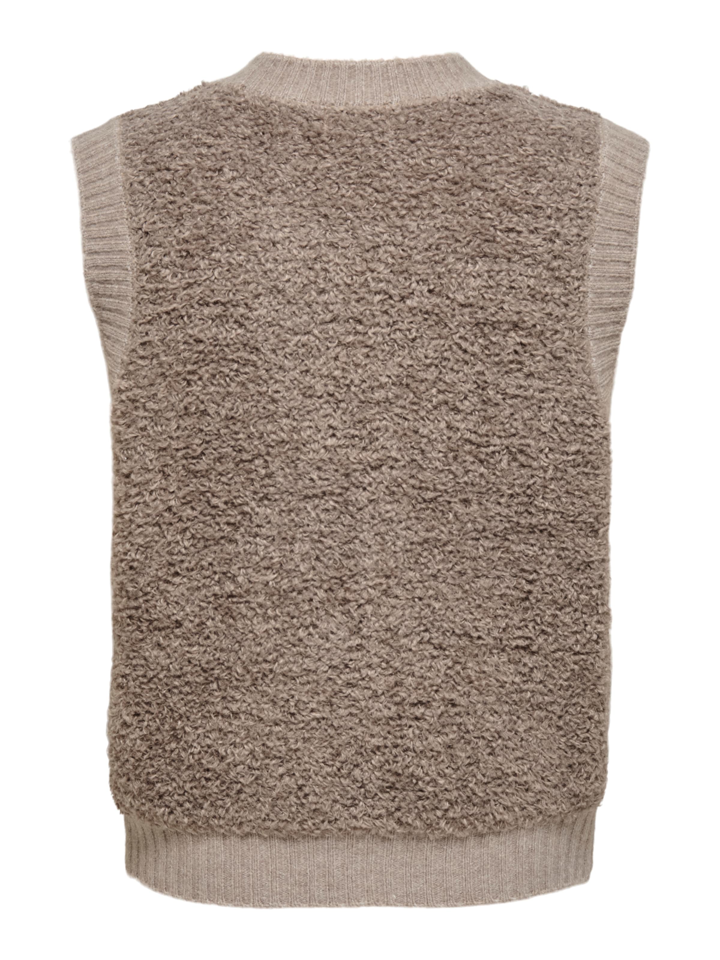 JDY Knitted Vest in Grey