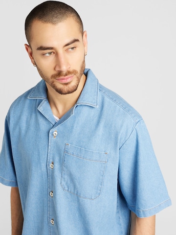 HUGO Blue - Ajuste regular Camisa 'Eligino' en azul