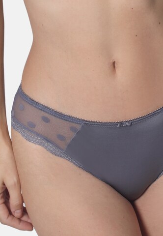 Slip 'DOTTED MESH' sassa en gris