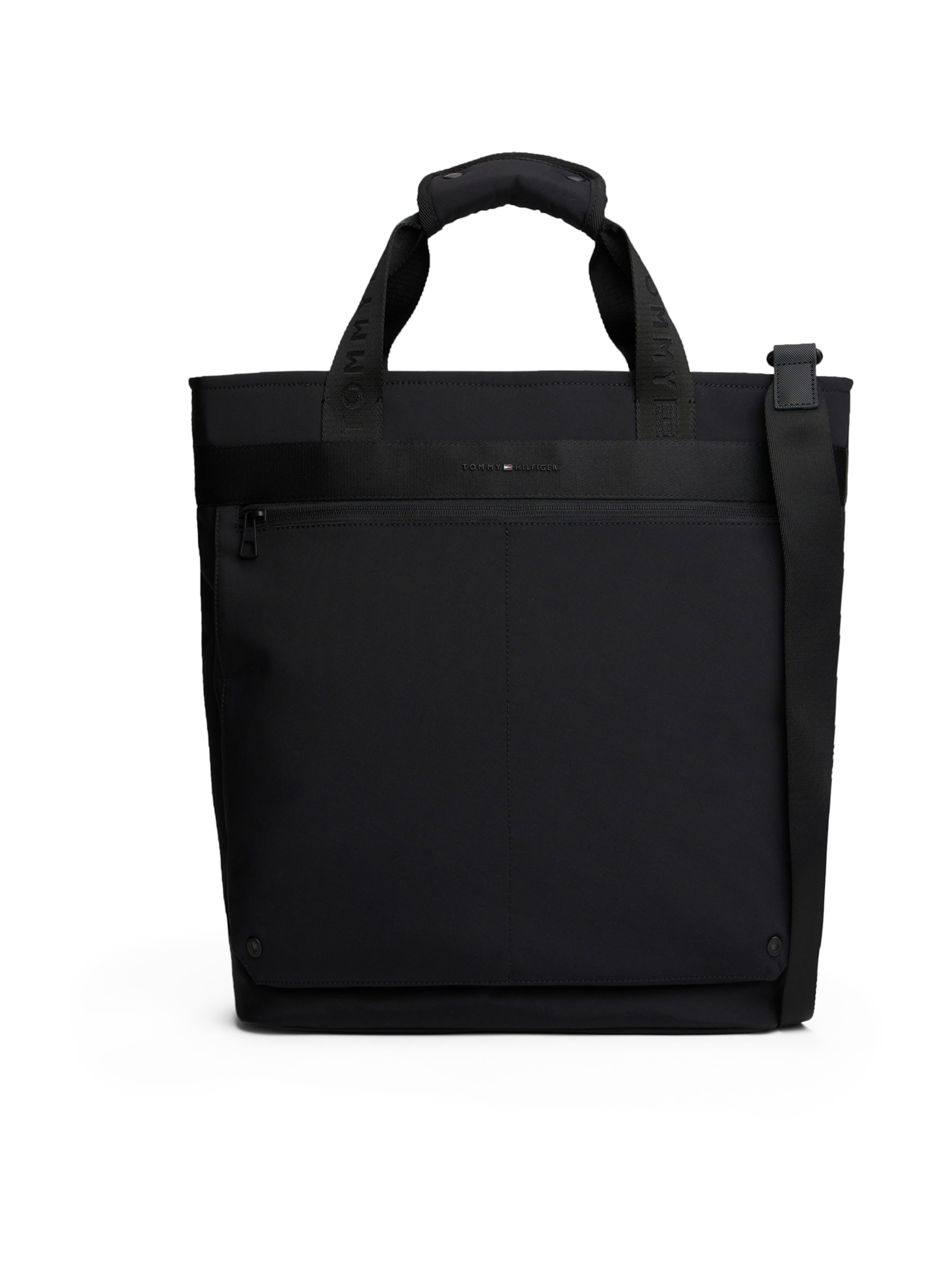 TOMMY HILFIGER Shopper 'COMMUTER' in Black: front