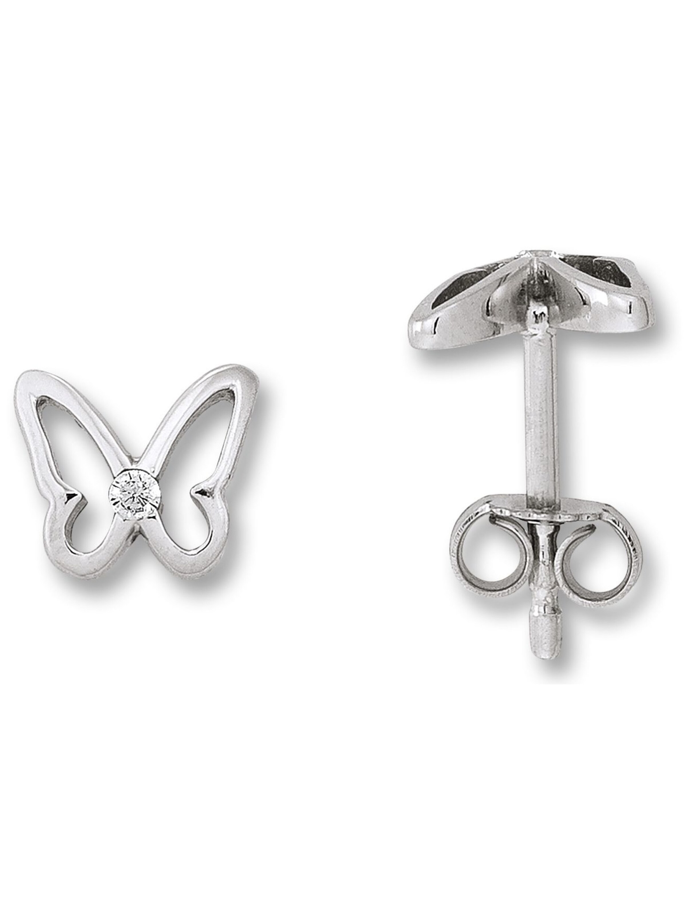 ONE ELEMENT Ohrringe 'Schmetterling' in Silber