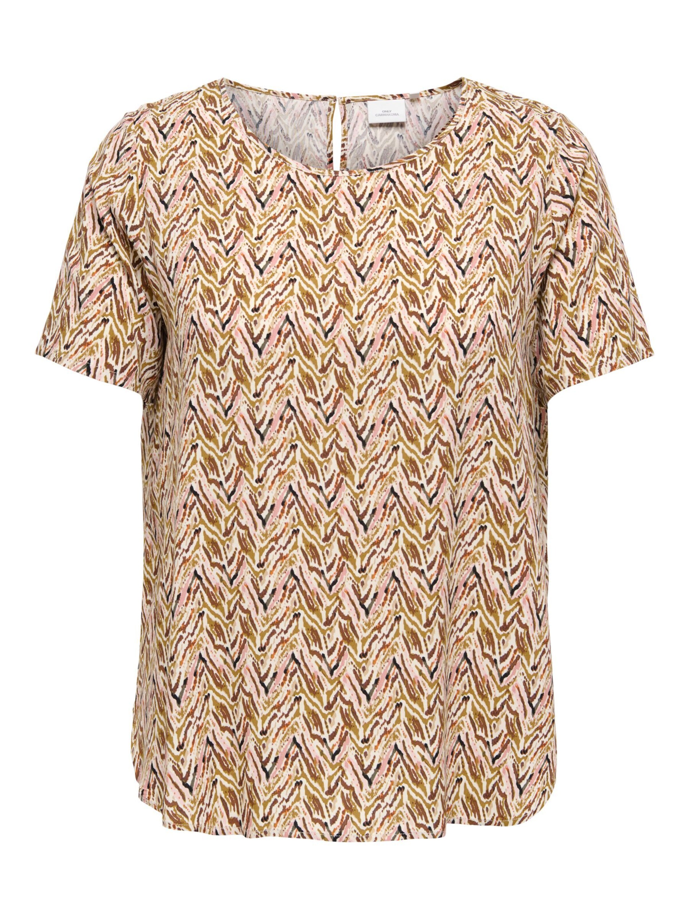 ONLY Carmakoma Top 'NOVA ' in Gemengde kleuren: voorkant
