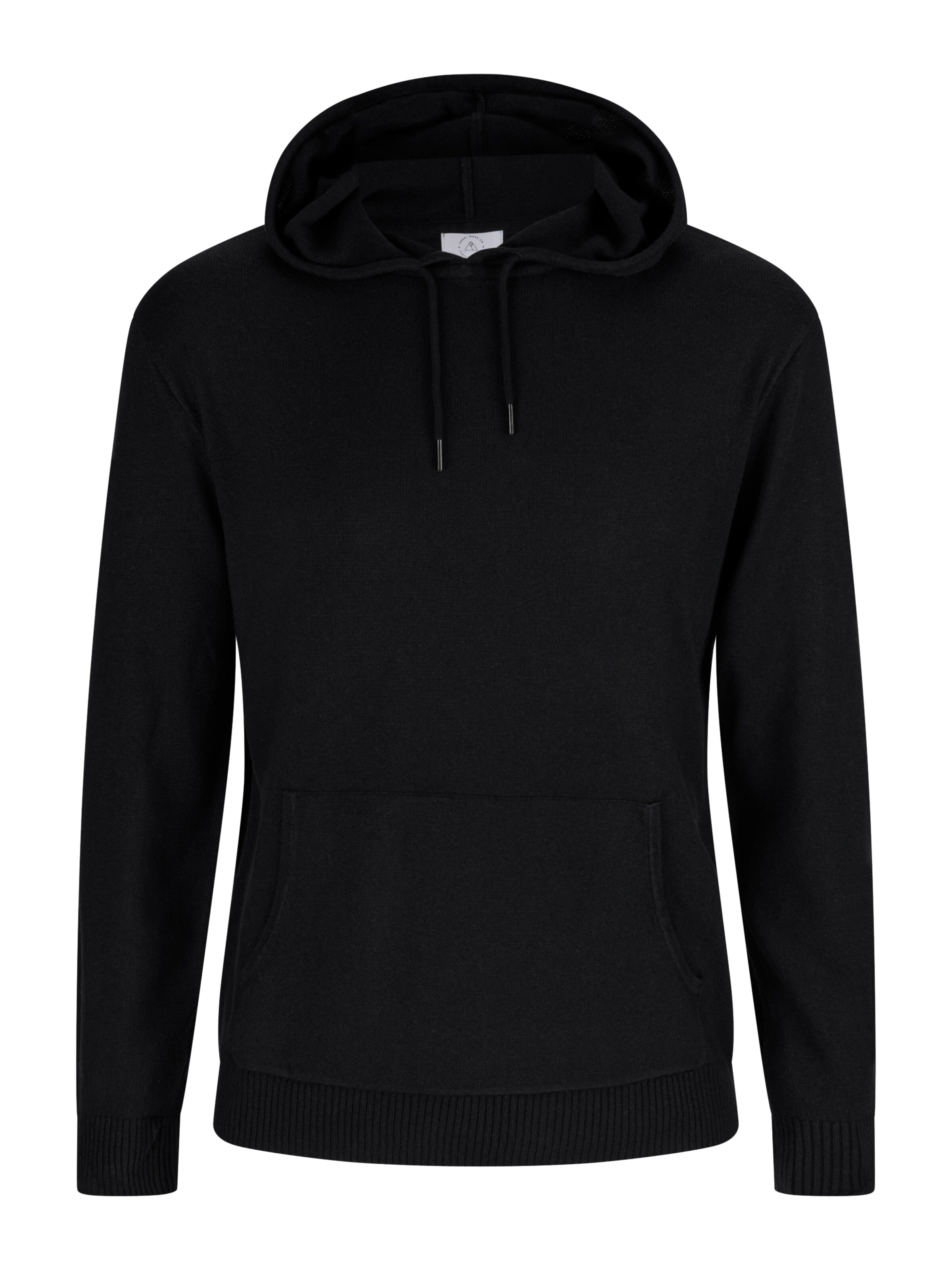 Pull-over CASH-MERE.CH en noir : devant