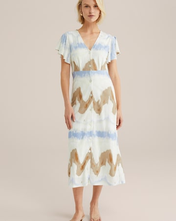 Robe-chemise WE Fashion en bleu