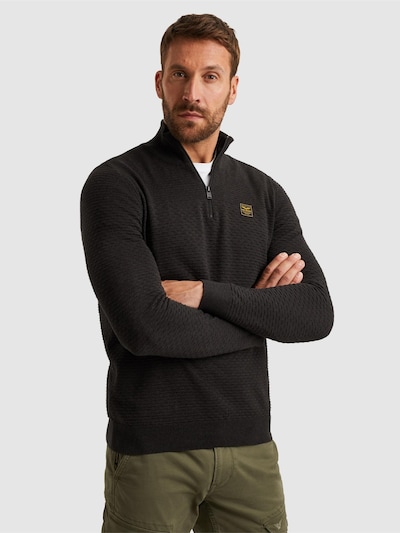 PME Legend Jersey 'Pullover with half zipper' en L en negro, Vista del producto