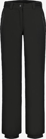 ICEPEAK Workout Pants in Black: front