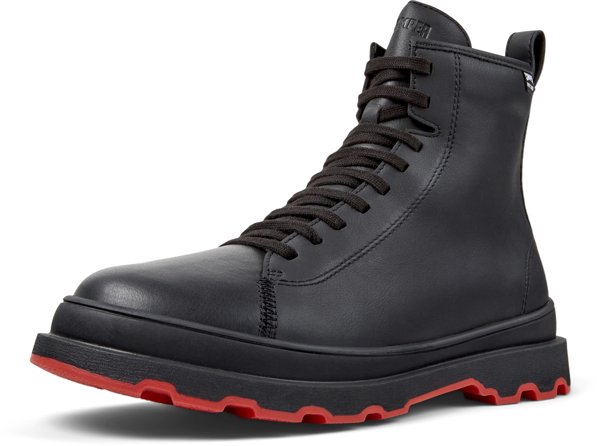 CAMPER Lace-up boots 'Brutus+' in Black: front
