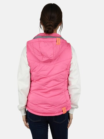 salzhaut Bodywarmer 'Thein' in Roze