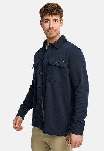 INDICODE JEANS Comfort fit Button Up Shirt 'Nello' in Blue