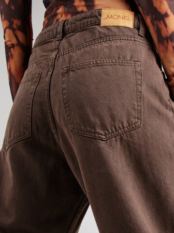 Monki Wide leg Jeans in Brown