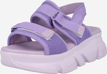 Trendyol Strap Sandals in Purple: front