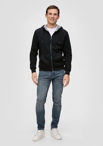 s.Oliver Sweat jacket in Black