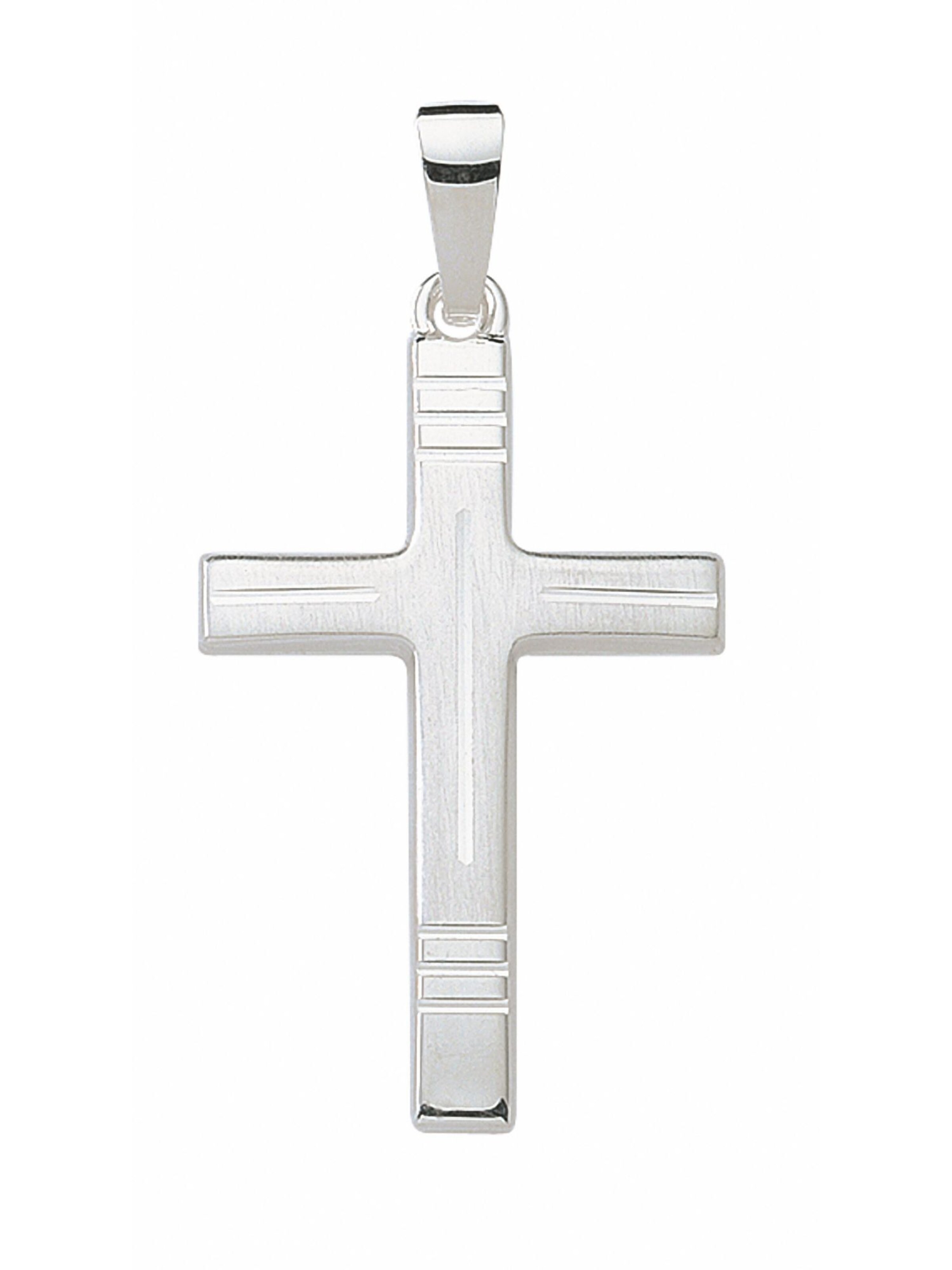 Adelia´s Anhänger 'Kreuz' in Silber: Vorderseite