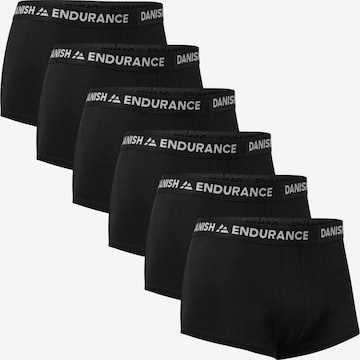 Boxers DANISH ENDURANCE en noir : devant