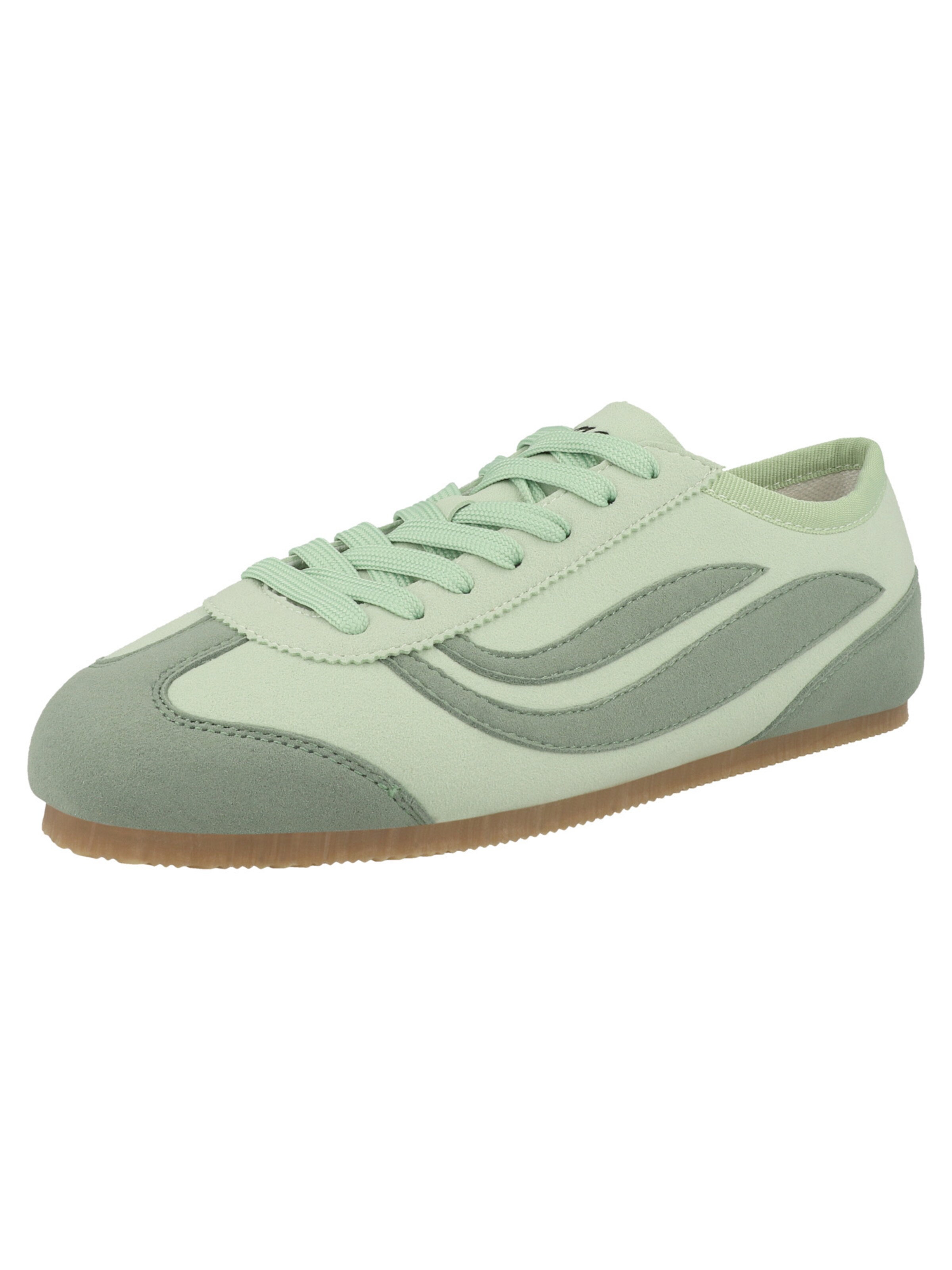 Sneaker bassa ' G-Moto Monocolour ' di GENESIS in verde: frontale