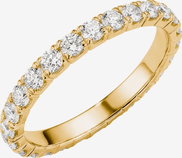 Thomas Sabo Ring mit weißem Zirkonia in Gold: Vorderseite