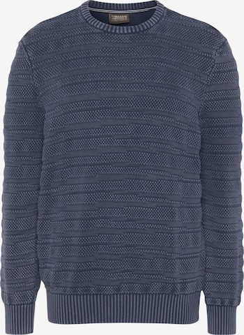 Man's World Sweater in Blue: front