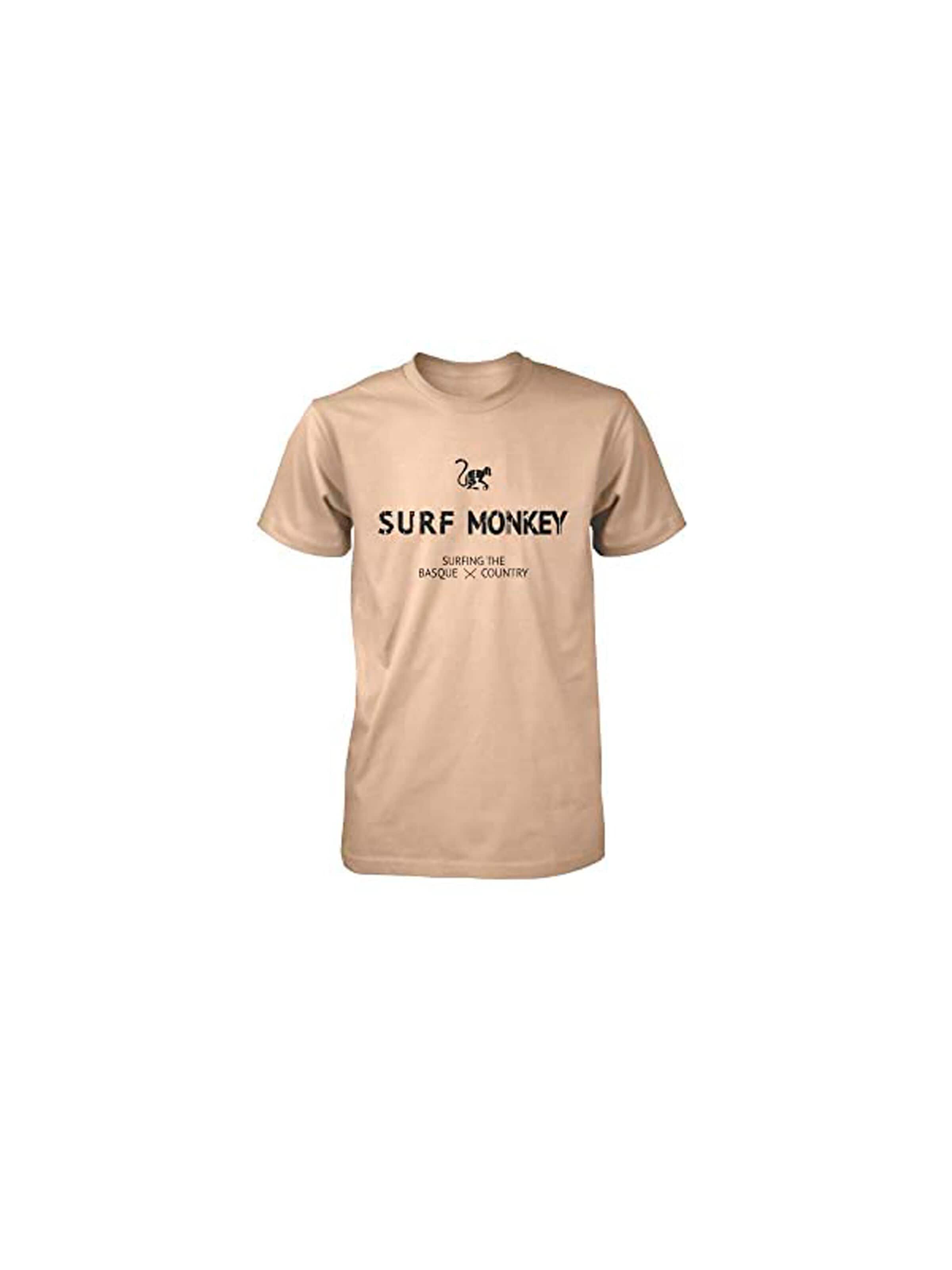 Surf Monkey - Camisa em bege: frente
