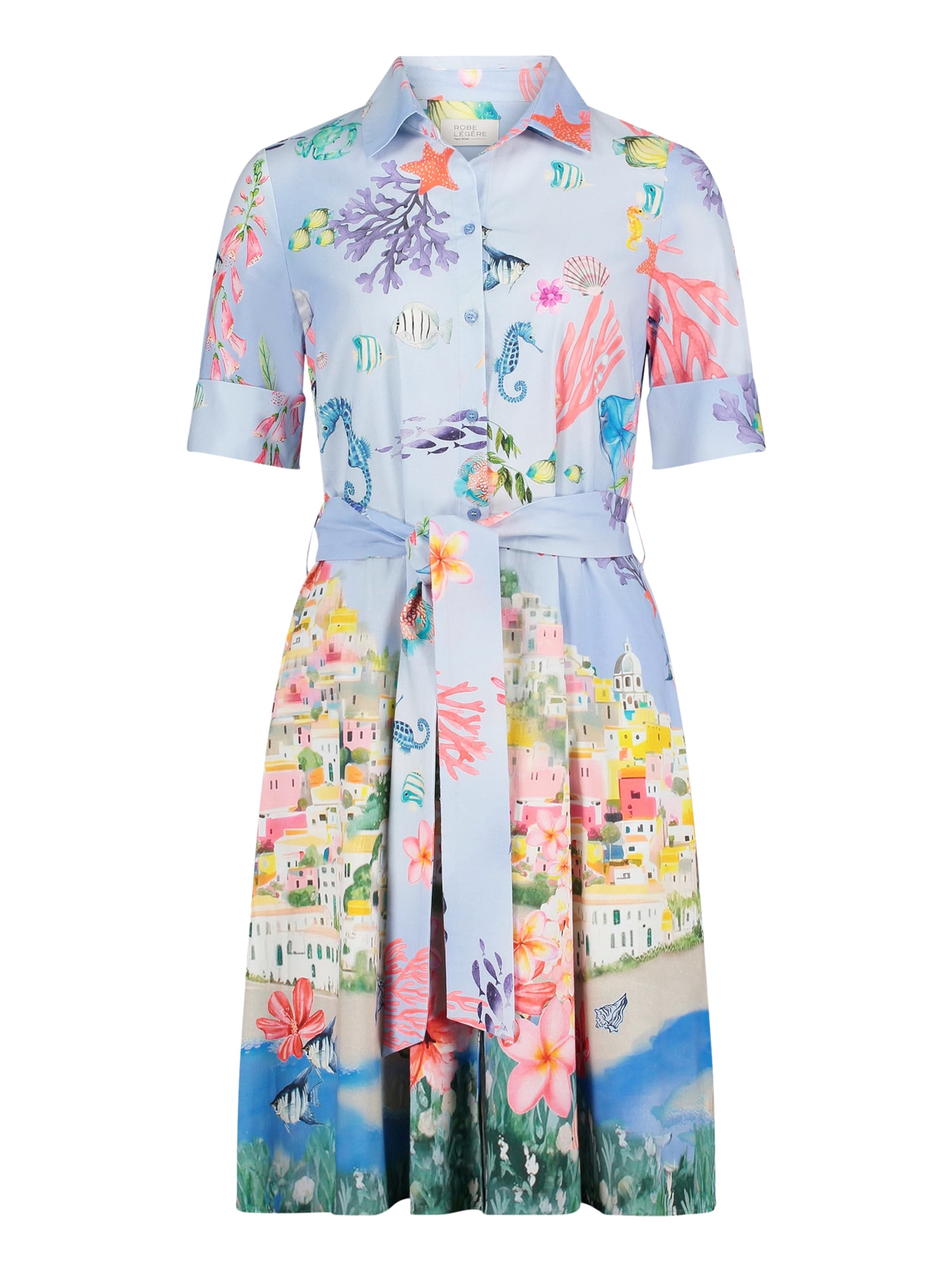 Vera Mont Cocktailjurk in Blauw: voorkant