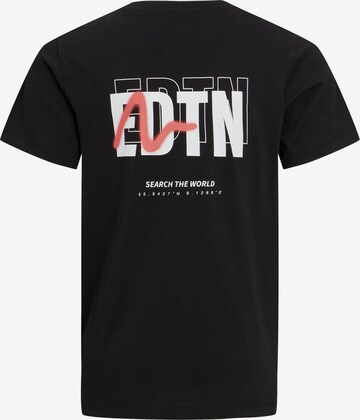 T-Shirt 'EDITION' Jack & Jones Junior en noir