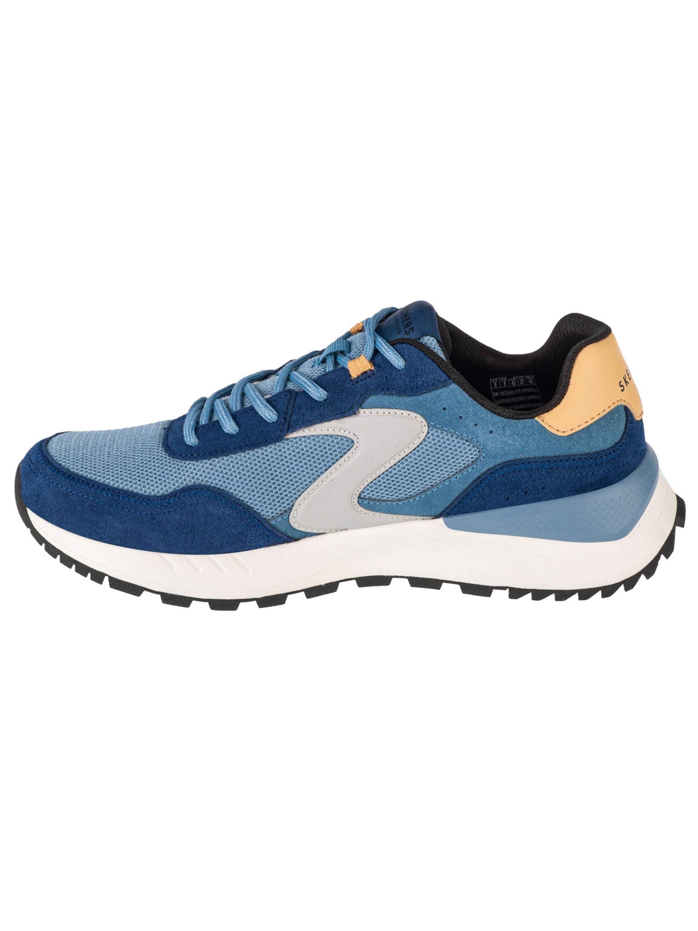 SKECHERS Sneaker low 'Fury - Fury Lace Low'‌‌‌ in Blau: Vorderseite