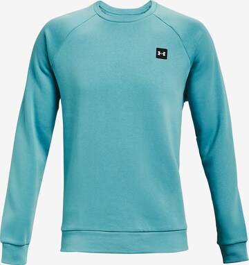 UNDER ARMOUR Athletic Sweatshirt 'Rival' in Blue: front