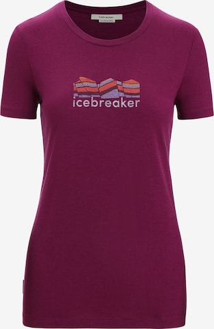 ICEBREAKER Funkční tričko – fialová: přední strana