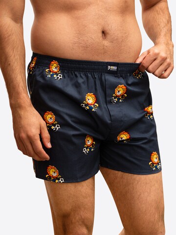 Boxers ' Koningsdag ' Happy Shorts en bleu : devant