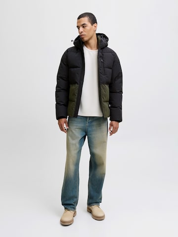 Geacă de iarnă 'JJEOWEN' de la JACK & JONES pe verde