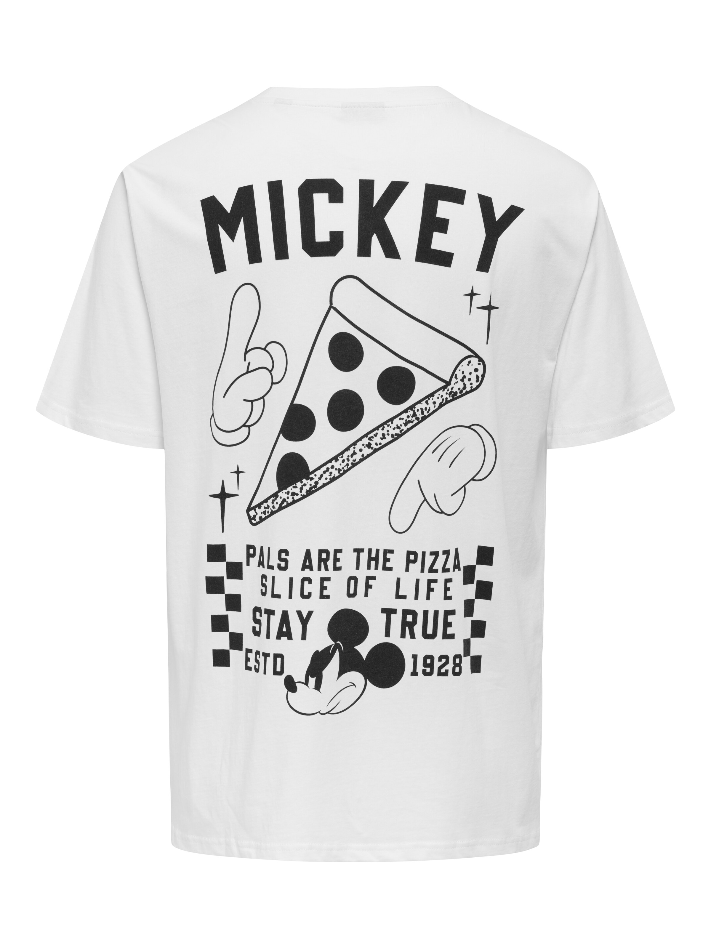 Only & Sons Shirt 'ONSMICKEY MOUSE' in White