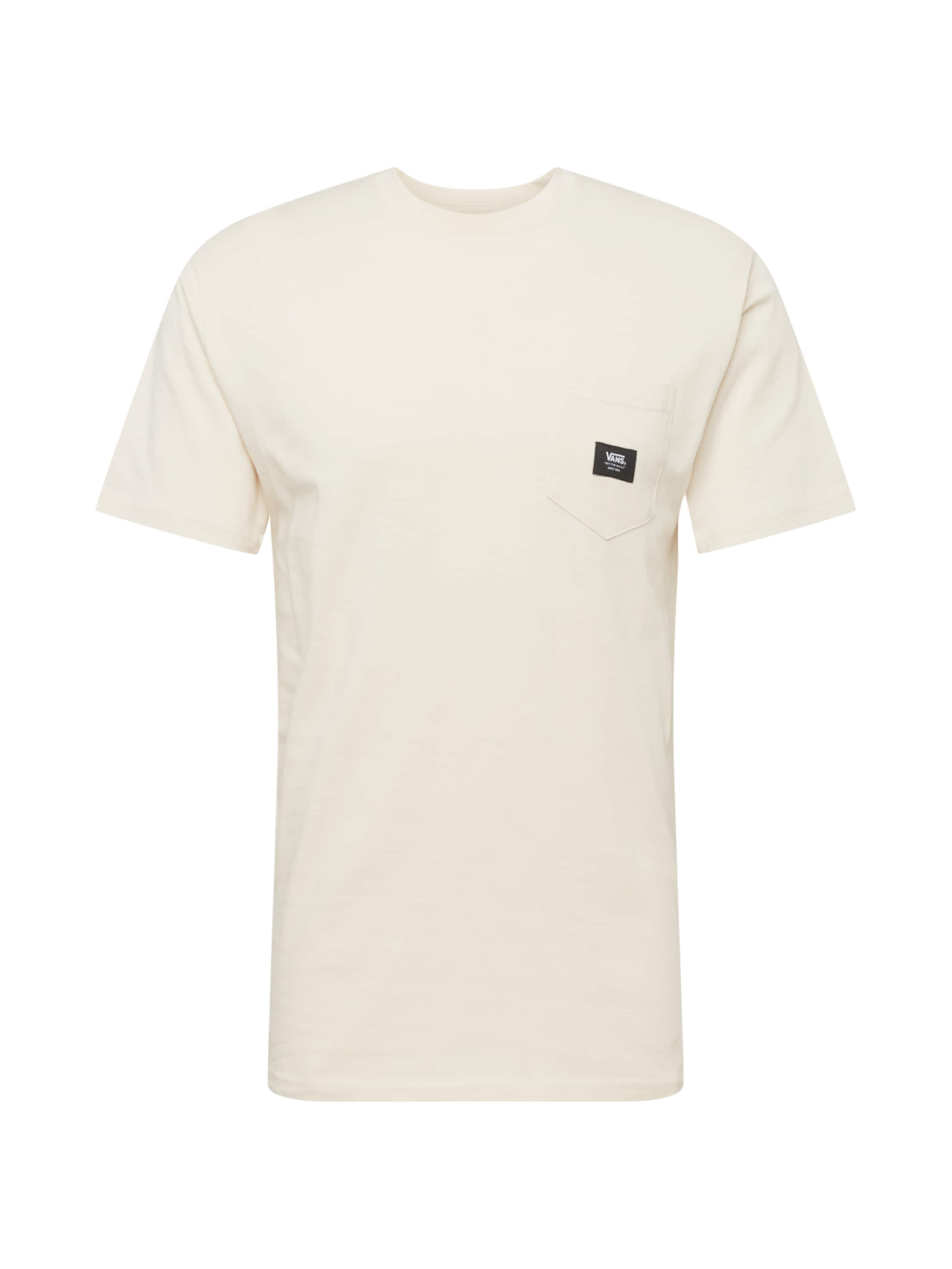 VANS Rovný strih Tričko - Biela: predná strana