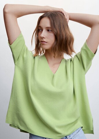 MANGO Sweater 'Guiro' in Green