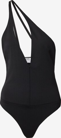 RÆRE by Lorena Rae Shirt Bodysuit 'Soraya' in Black: front