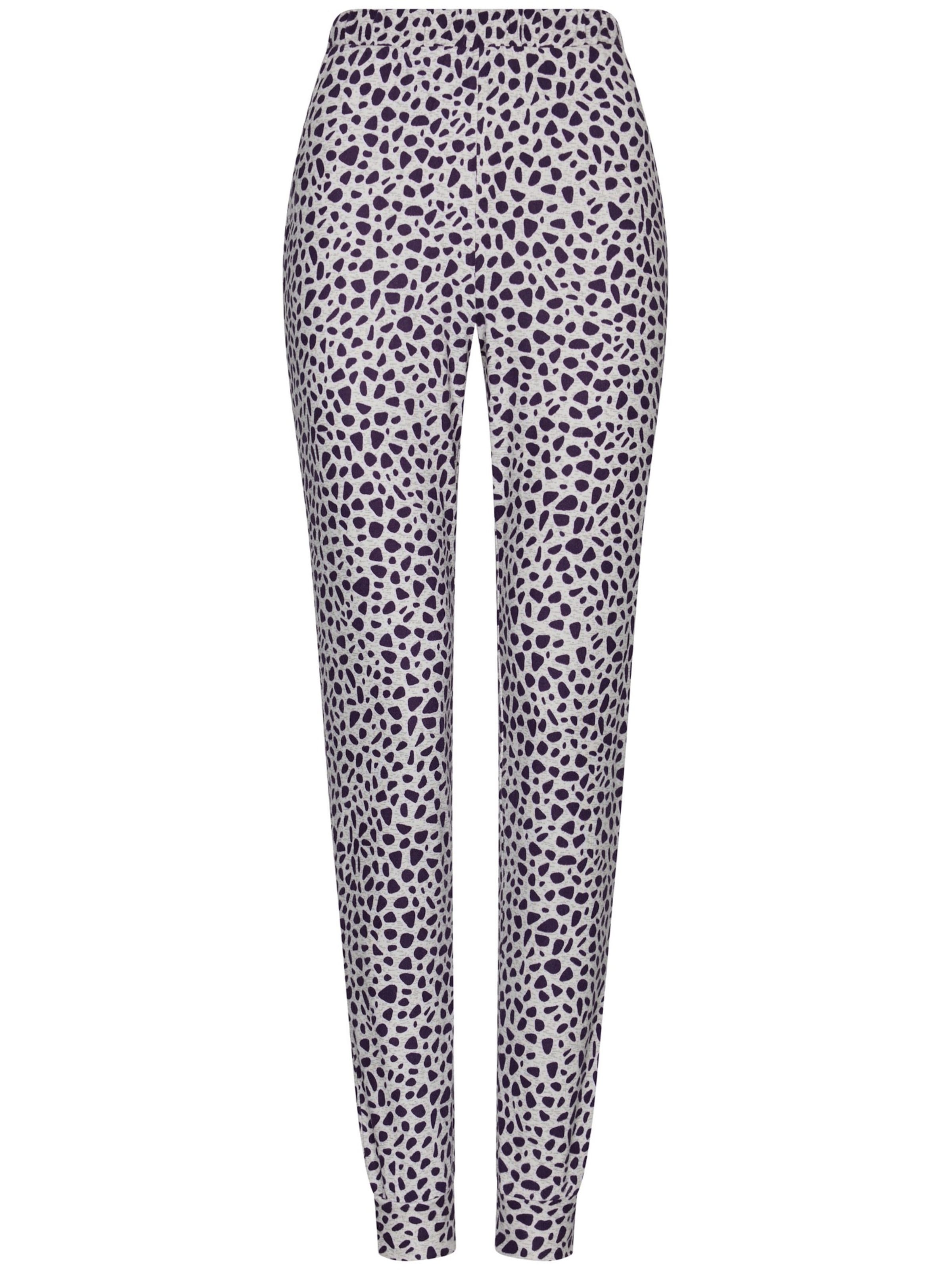 Pastunette Pyjama 'Purple Pebbles' in Grijs