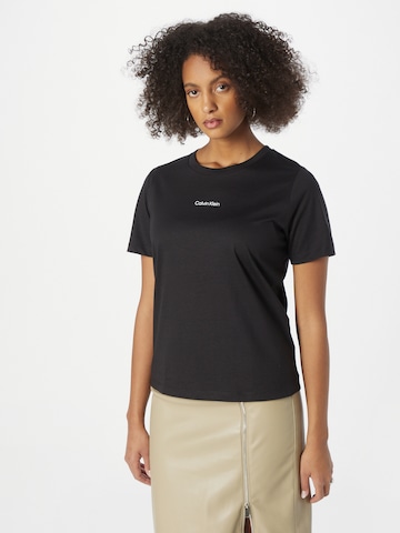 Calvin Klein - Camiseta en negro: frente