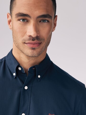 Coupe regular Chemise 'Oxford' Next en bleu