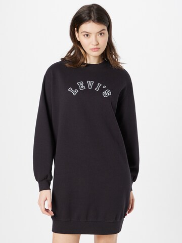 LEVI'S ® Kleid 'Yuna Sweatshirt Dress' in Schwarz: predná strana