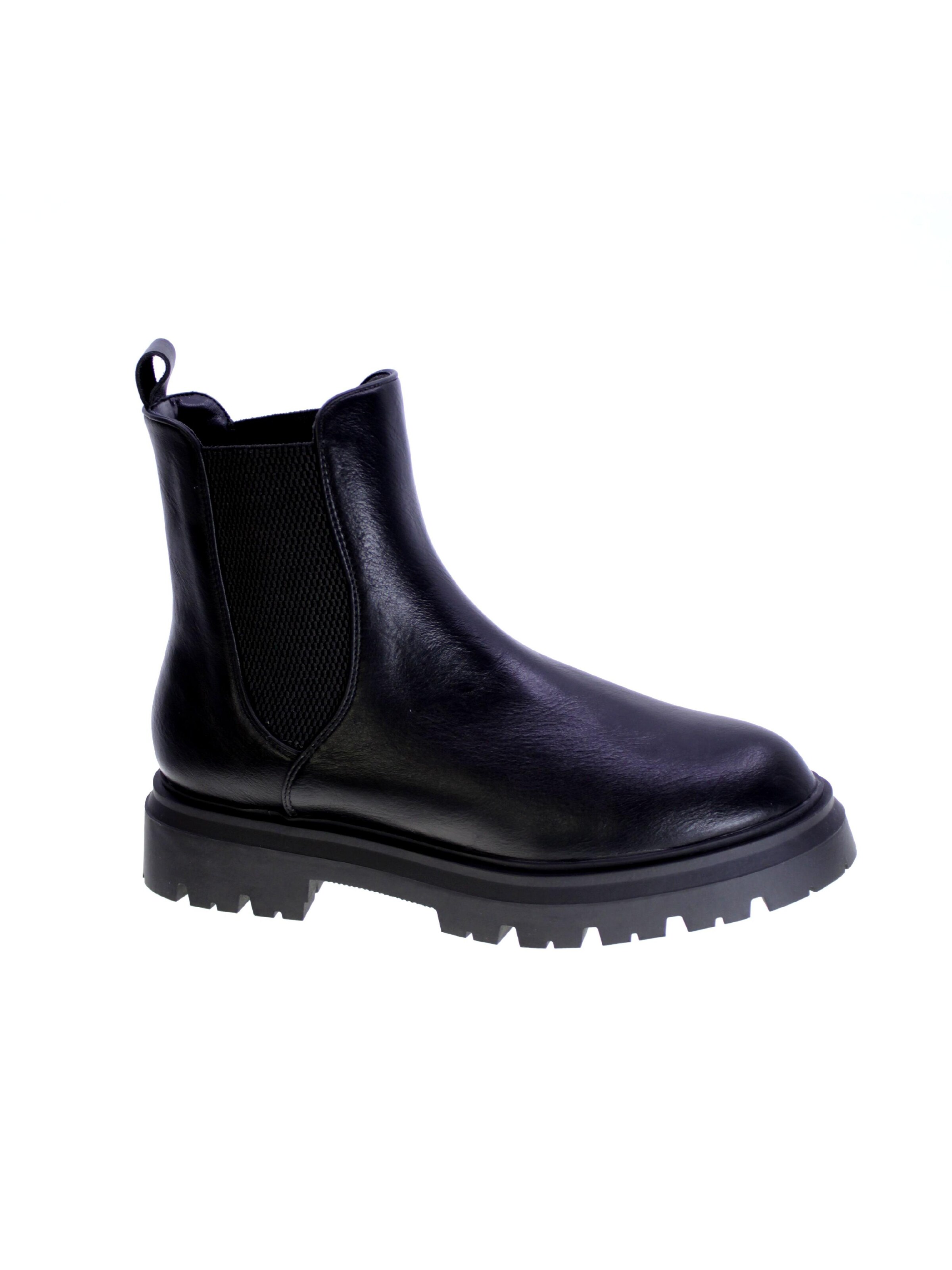 Boots di Francesco Milano in nero: frontale