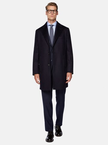 Boggi Milano Between-seasons coat in Blue