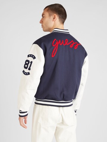 GUESS Between-season jacket 'VARSITY' in Blue