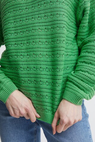 ICHI Strickpullover 'MARION' in Grün