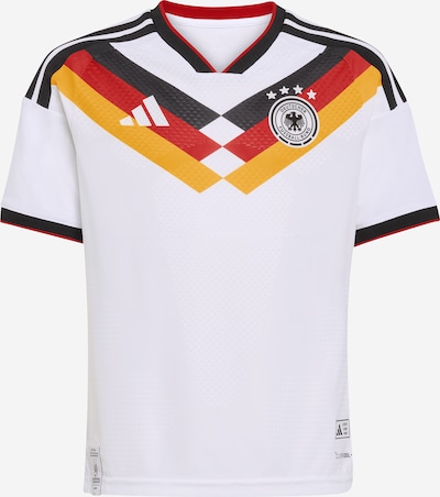 Sportiniai marškinėliai 'Germany 26 Home Authentic Kids' iš ADIDAS PERFORMANCE, spalva – aukso geltonumo spalva / raudona / juoda / balta, Prekių apžvalga