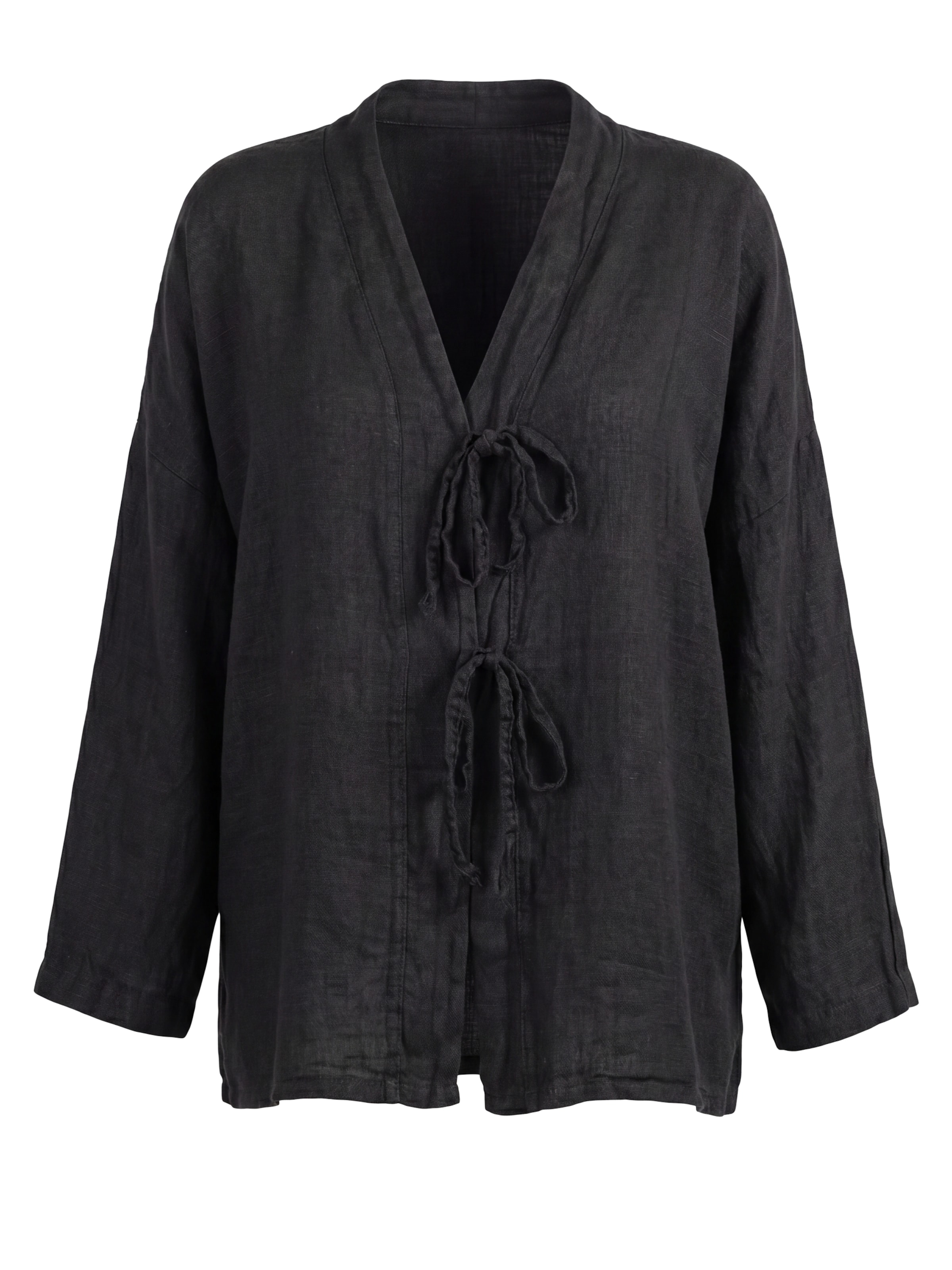 Seasons of April Blouse ' GIANNA ' in Black: front