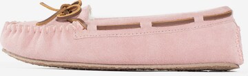 Minnetonka - Pantufa 'Cally' em rosa: frente