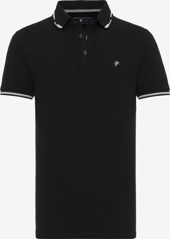 DENIM CULTURE Poloshirt 'ENRIQUE' in Schwarz: predná strana