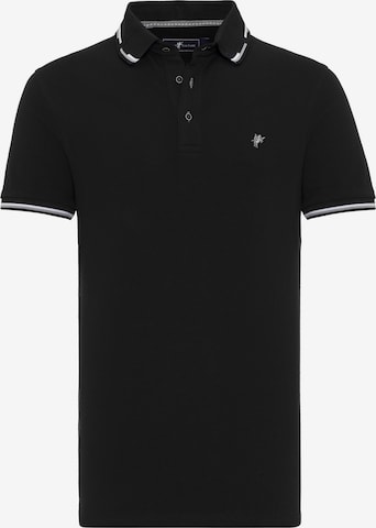 DENIM CULTURE Μπλουζάκι 'ENRIQUE' σε μαύρο: μπροστά
