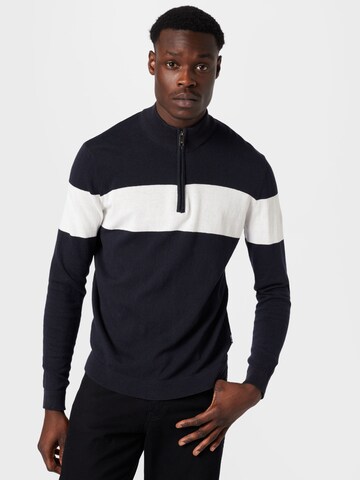 Pull-over Only & Sons en bleu : devant