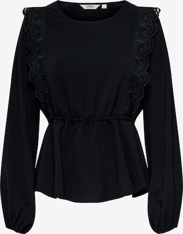 ONLY Bluse 'ONLMette' i sort: forside